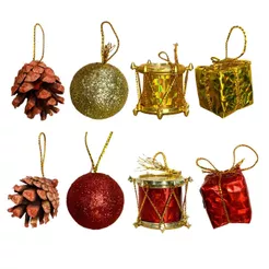Kit Enfeite De Árvore De Natal Decoração Natalino