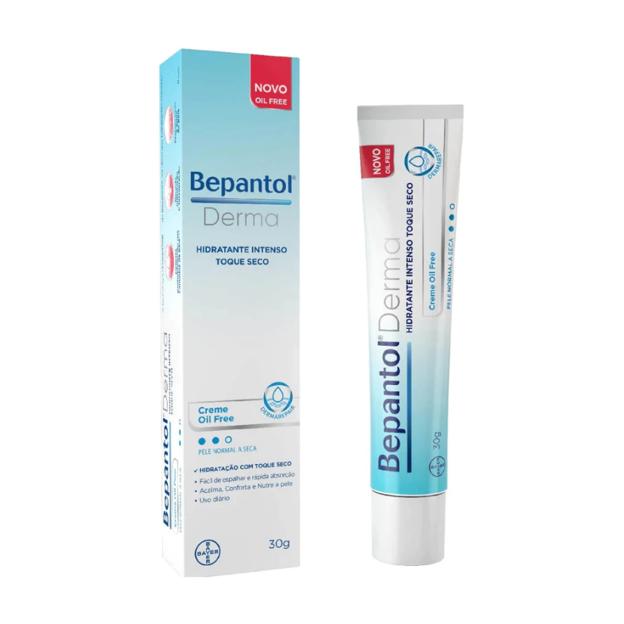 Bepantol Derma Toque Seco Hidratação Intensa Oil Free 30g
