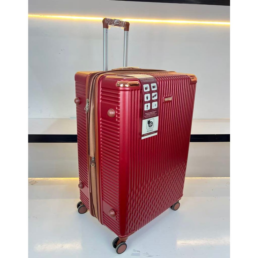 Mala GRANDE 50kg zíper duplo Expansível com rodinha ROMOVIVEIS 360º Mala para viagem com senha!