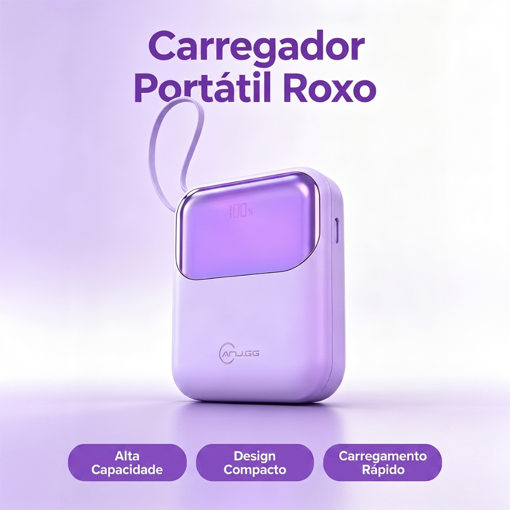 Power Bank 10000mah Carregador Portatil Turbo PD 22.5W rápido portátil bateria p
