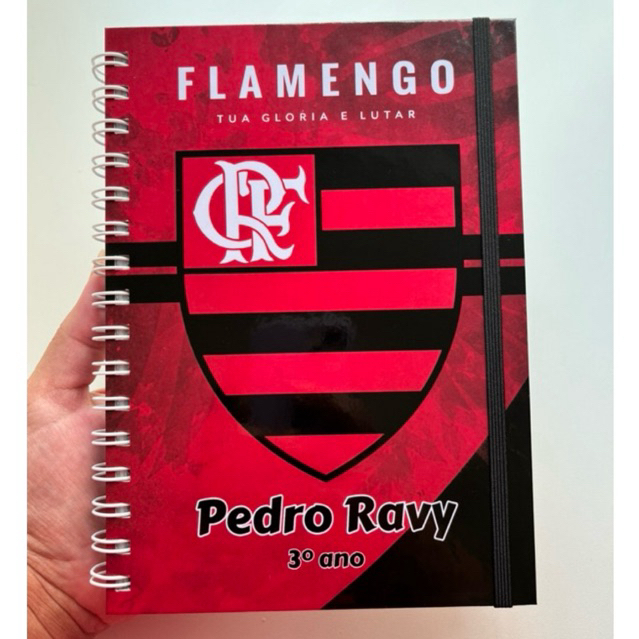 Agenda Escolar Personalizada – Capa Dura | Nome do Aluno 2 dias por página