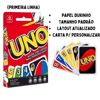 kit 3 und Jogo De Cartas Uno Clássico 108 Cartas Baralho Família E Amigos Viagem