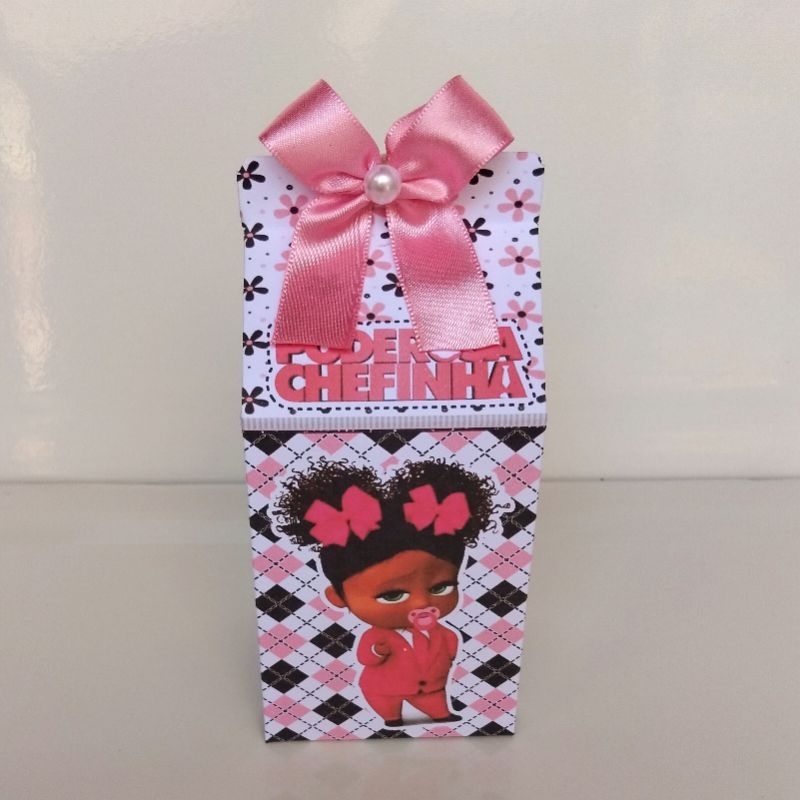 Caixa Milk Personalizada Poderosa Chefinha  (PEGUE MONTE )Lembrancinha Comemorações  Aniversário Festa