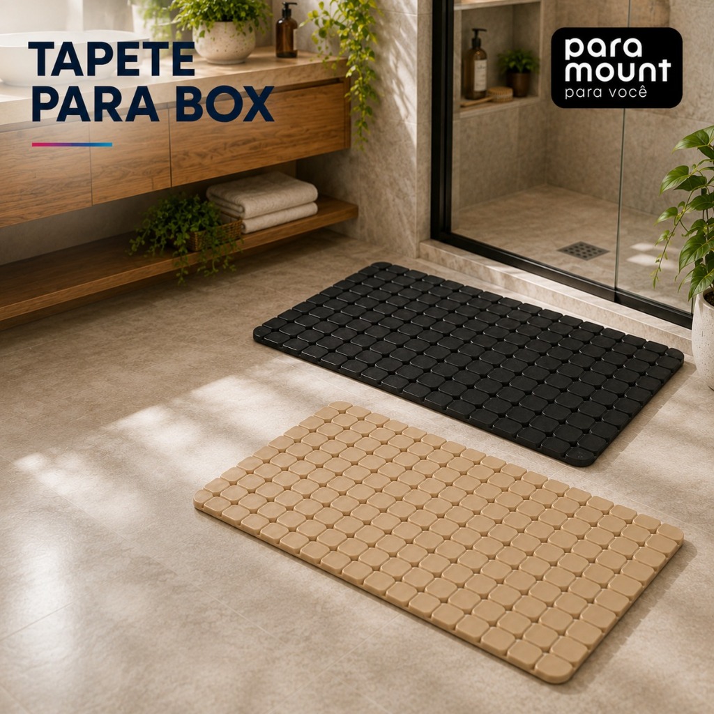 Tapete Banheiro Box Antiderrapante Box Seguro Idoso Criança