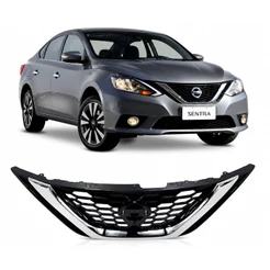 Grade Sentra Dianteira 2017 2018 2019 2020 Cromada