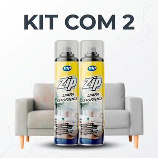 Kit 2 Limpa Estofados Spray Zip 300ml My Place Carro e Sofá
