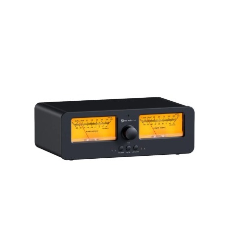 Fosi Audio – Linha Hi-Fi: Seletor de Áudio LC30 VU Meter & Mini Amplificador V1.0G