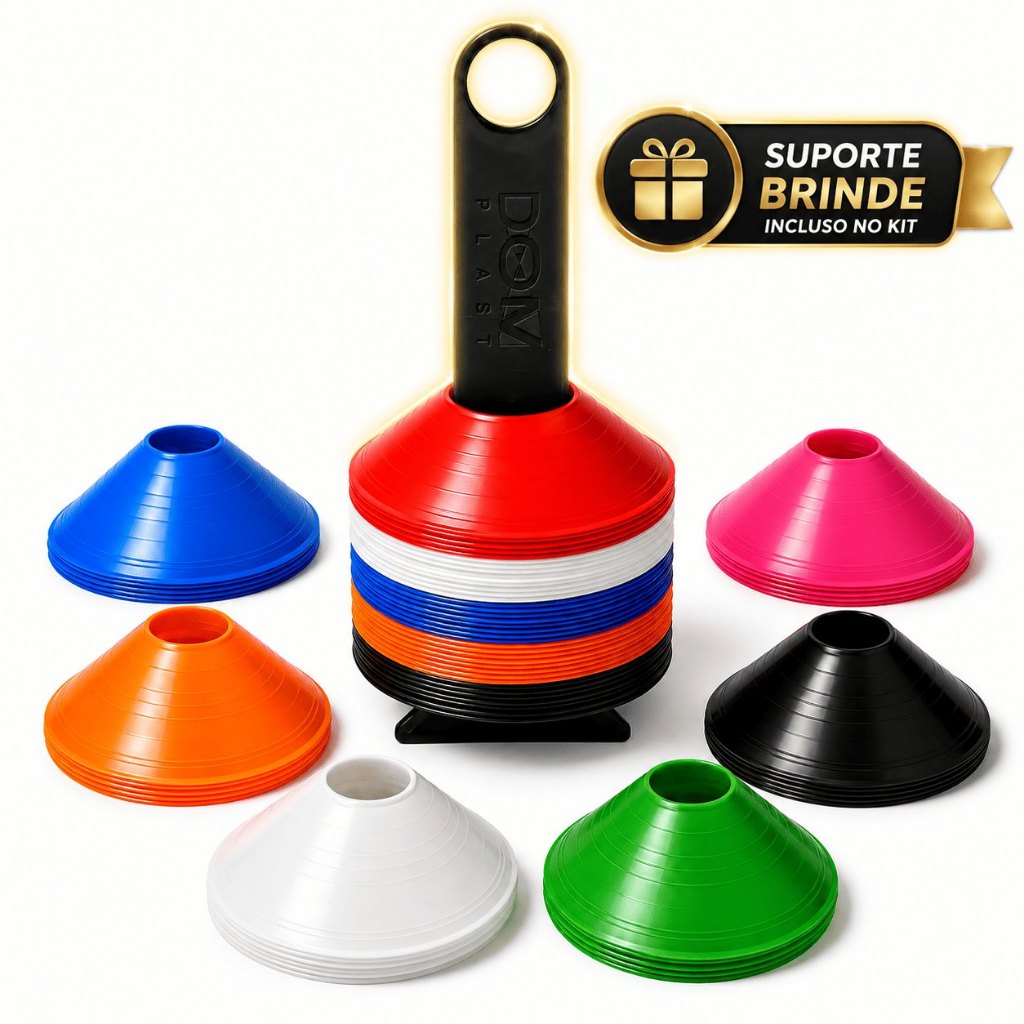 Kit Treino Funcional com Cone Disco e Tartaruga