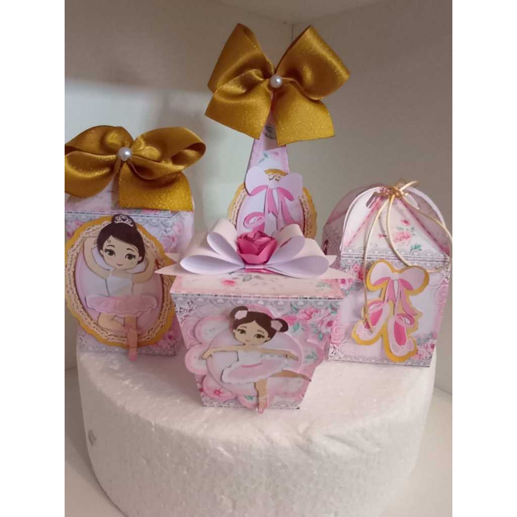kit caixinhas personalizadas Bailarina/mimos, lembraçinhas, caixinhas infantil, aniversários e decorações