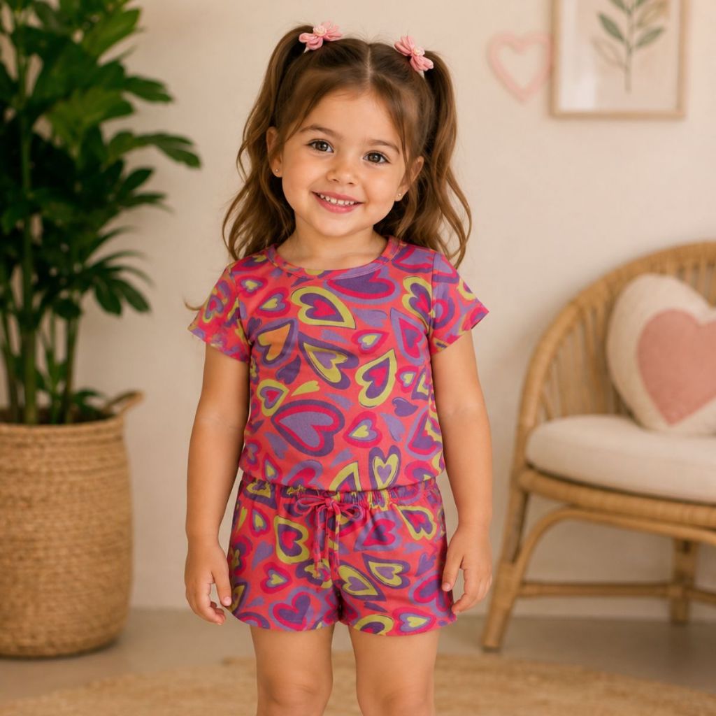 Conjunto Infantil Menina do 1 ao 14 Anos Conjunto Blogueirinha | Roupa Infantil Feminina | Roupinha de Bebe Menina