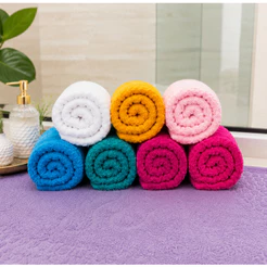 Kit 4 Toalhas de Piso Banheiro Algodão Grande Linha Luxo Lara