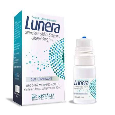 Colírio Lubrificante Lunera 5mg/ml + 9mg/ml 10ml
