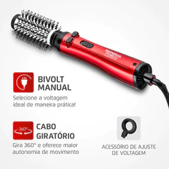 Escova Rotativa Mondial Red Infinity Keratin ERB-11-KR 1300W Bivolt