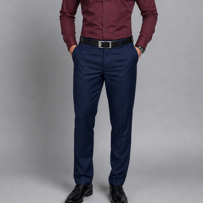 Calça Social Masculina 5% Elastano Slim Fit Alfaiataria Premium Tecido Confortável Elegante Casual Trabalho