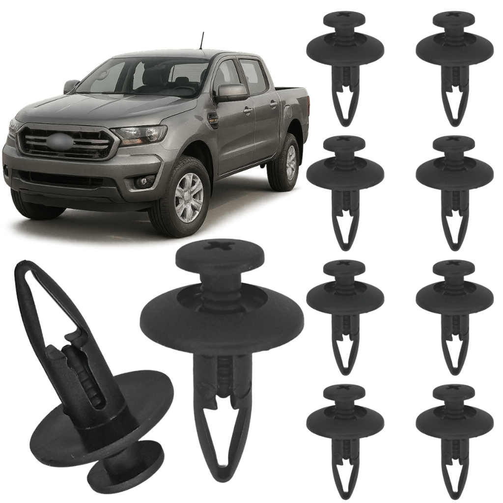 Kit 10 Presilha Grampo Parabarro Para Ford Ranger 2012/2020 Todos