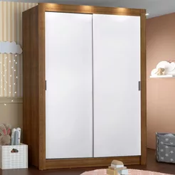 Guarda-Roupa Infantil Madesa Bento 2 Portas de Correr 2 Gavetas