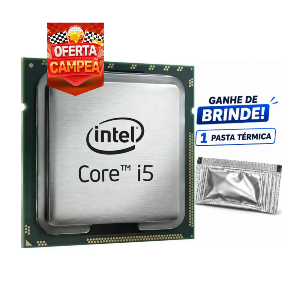 Processador Intel Core i5 3470 2.9GHz (3.4 Turbo) LGA 1155 Video Integrado Incluso Pasta Térmica