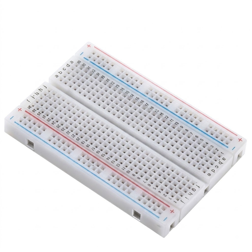 Protoboard 400 Pontos Sem Caixa para Projetos com Arduíno Kit arduino Eletrônica Robótica