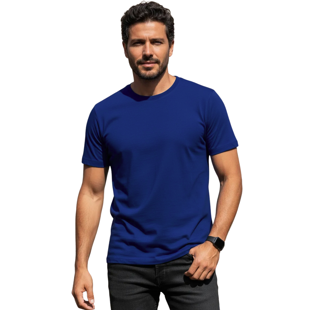 Camiseta Masculina Básica Algodão Premium Caimento Perfeito