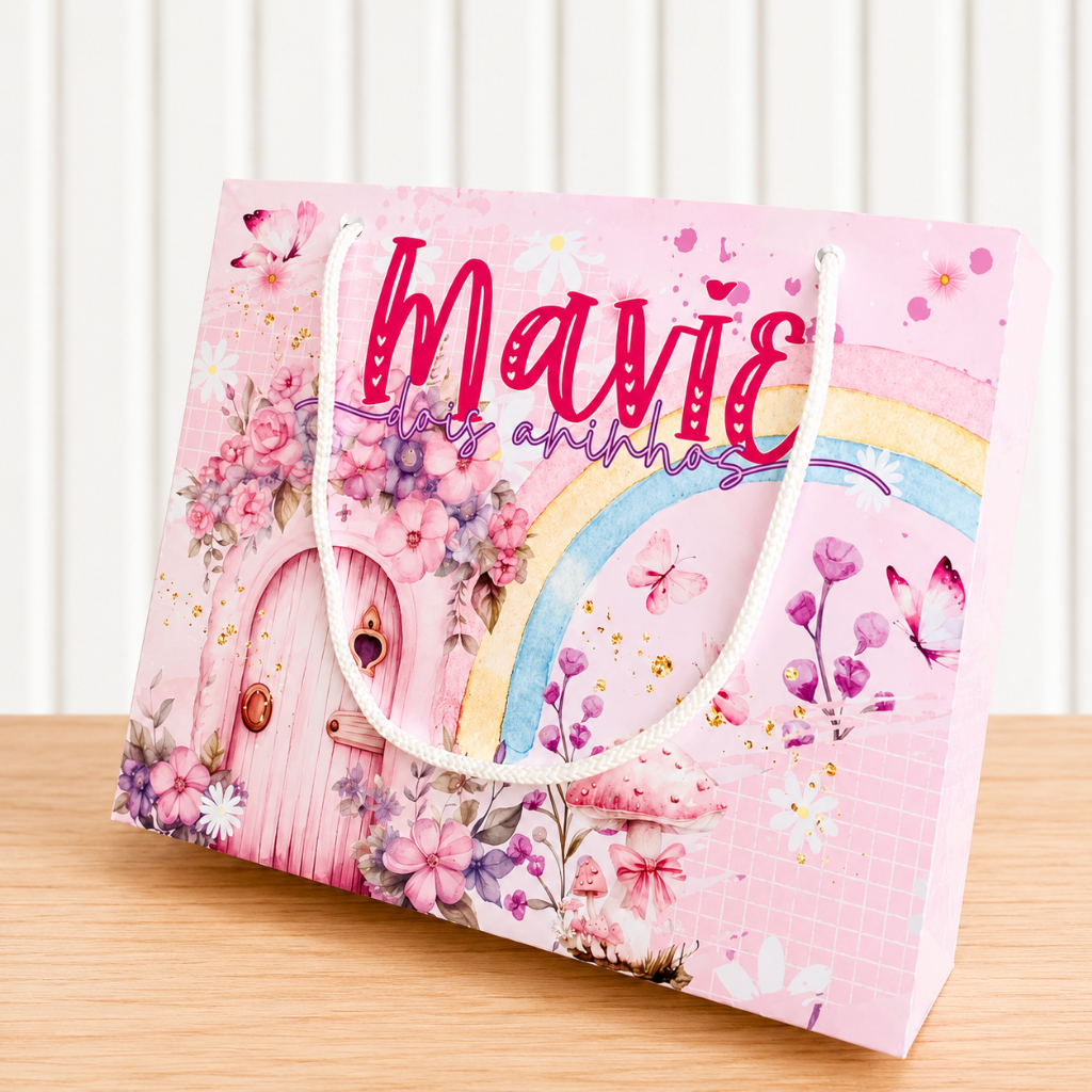 Sacolinha G Sonic Personalizada para Festa Infantil - sacolinha sonic - Lembrancinha de Aniversário.