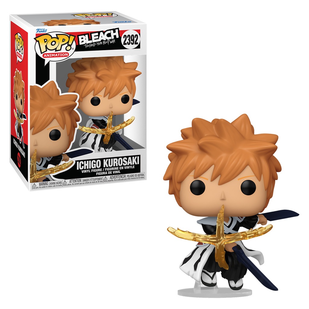 FUNKO POP ANIMATION BLEACH -THOUSAND YEAR BLOOD WAR- ICHIGO KUROSAKI 2392 NOVO ORIGINAL