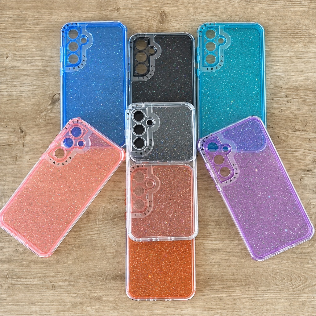 Capinha Glitter A17/A37/A36/A56/A57/A34/A54/A55/A26/A16/A15/A14/A06/A05S/A34 Space Capinha Samsung Anti Pacto
