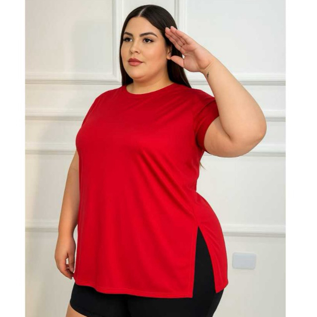 Blusa PLUS SIZE  Feminina Para Academia caminhada dia dia