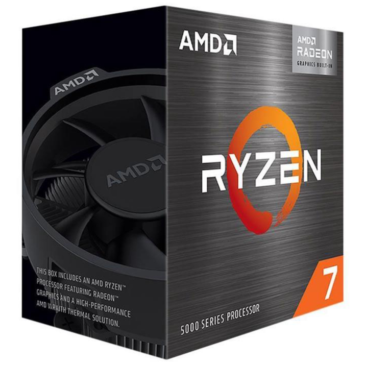 Processador AMD Ryzen 7 5700G, 8-Core, 16-Threads, 3.8GHz (4.6GHz Turbo), Cache