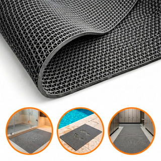 Tapete Box Emborrachado PVC Antiderrapante Segurança Idoso e Infantil Chuveiro Sauna…