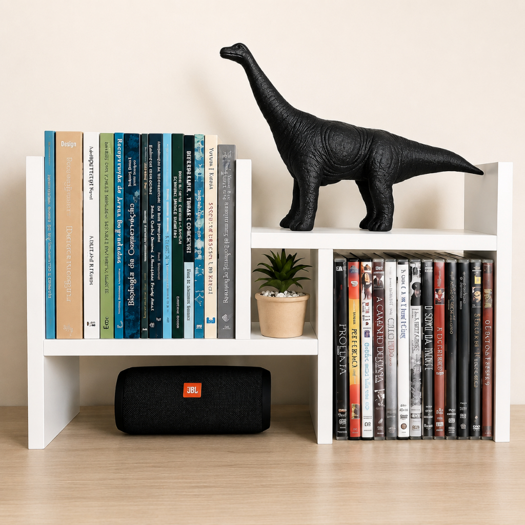 Nicho Organizador Ajustável de mesa livros home Office Escritorio (17)