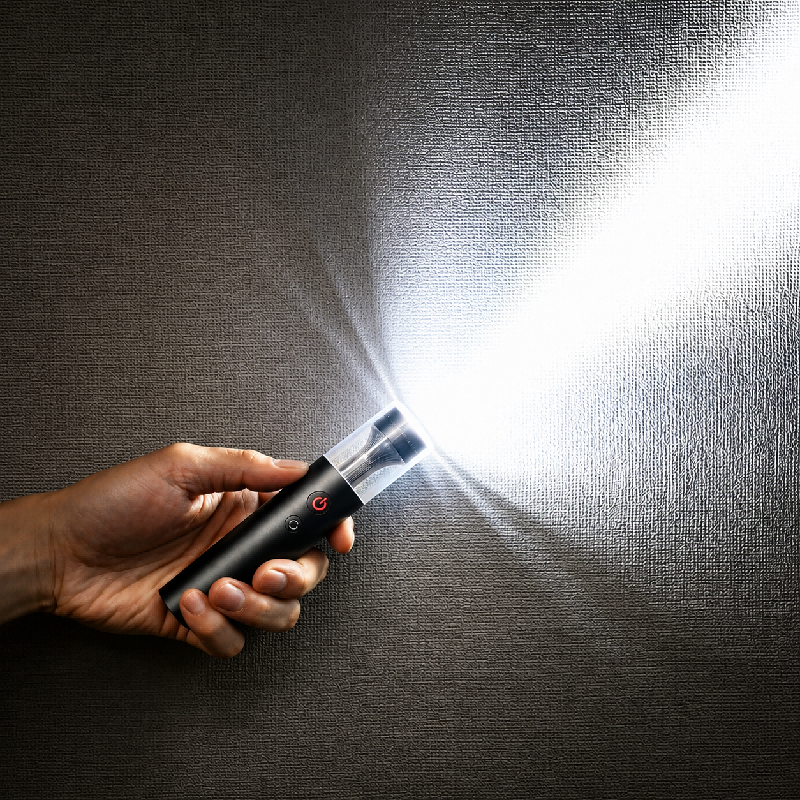 Mini Home Led Lanterna Até 2 Km 30H 2000LM Modo Portátil Luminária Externo Luz Lateral Com TYPE-C Recarregável 3100mah