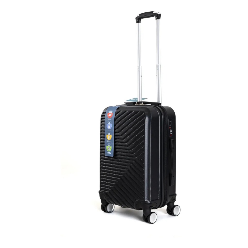 Mala de Bordo 20 Polegadas 10kg Bagagem de Mão Rodas 360° Removíveis para Viagem de Avião Resistente e Premium Compacta