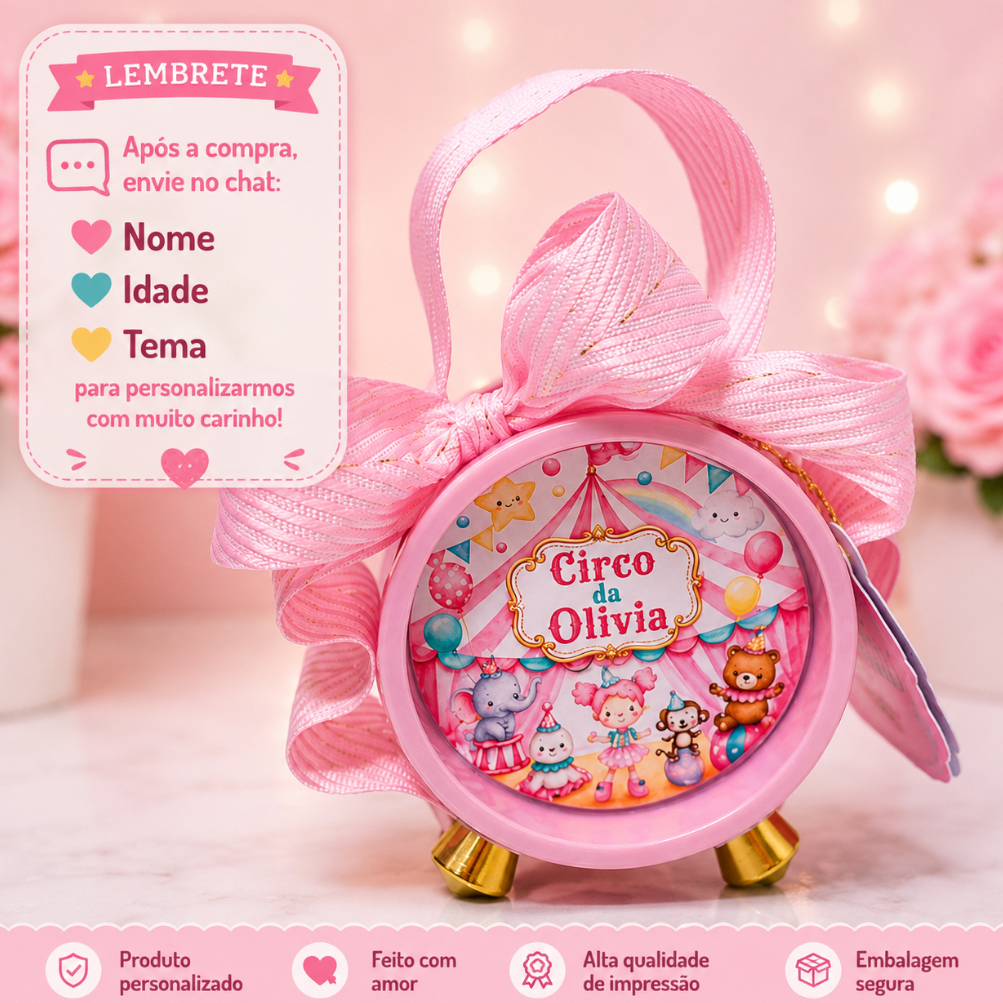 Lembrancinha Personalizada Festa Infantil Mini Tubolata 5x6 Aniversário