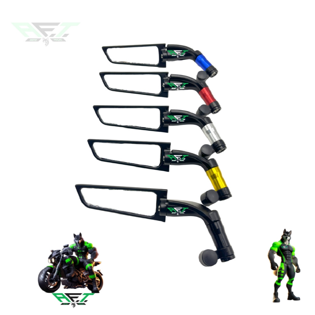 Espelho Retrovisor Asa De Vento Para MOTOS Honda Yamaha TODAS