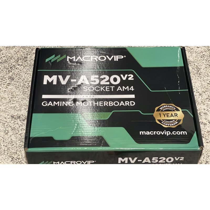 Placa Mãe Macrovip MV-A520 AMD AM4 compatibilidade com a linha de processadores Ryzen