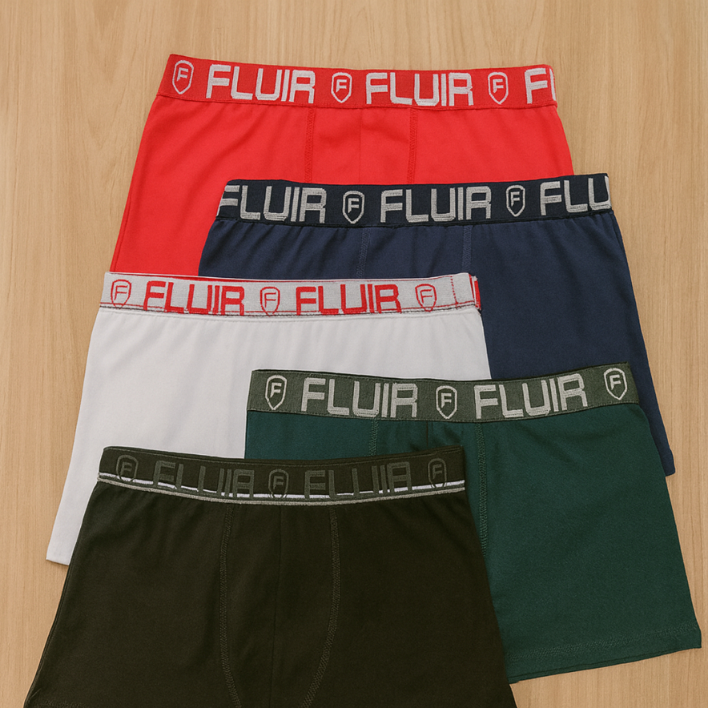 Kit 5 ou 3 Cuecas Boxer Algodão Adulto