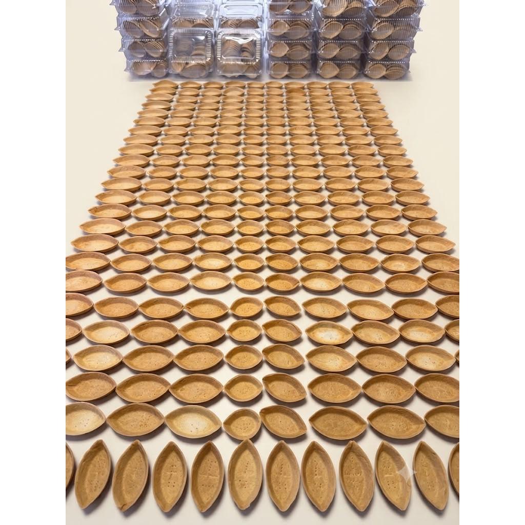 Kit Festa 500 Barquetes Assadas Canapés Barquinhas Pronta pra Recheio Doce ou Salgado Festa Buffets Venda Atacado — imagem 2 de 2