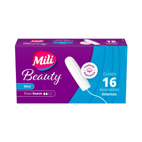 Absorvente Interno Beauty Mini 16UN - Mili