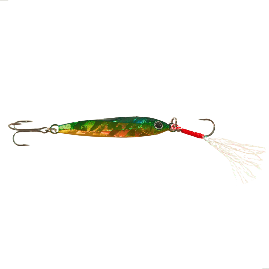 Kit 5un Iscas Artificiais Jumping Slow Jig 7cm 30g Metal - Corvina Robalo Pampo Bonito — imagem 2 de 2
