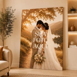 Quadro Decorativo Placa Decorativa 1 Peça 90x60Cm Personalizado Com Sua Foto Qualquer Imagem Painel