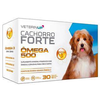 Omega 3 Cachorro Forte - Suplemento para Cães - 30 Capsulas - ENVIO IMEDIATO