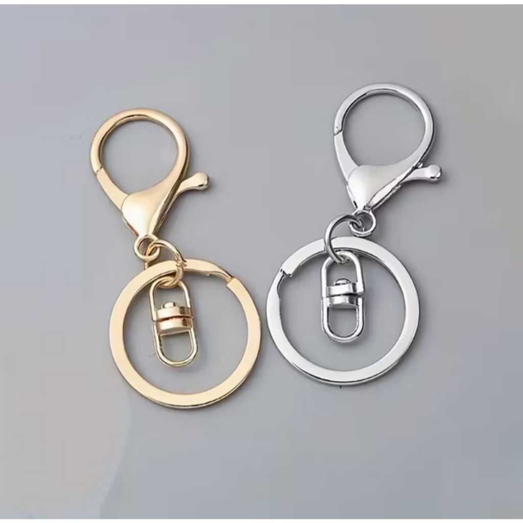 Argola para chaveiro 30mm com fecho Lagosta Kit com até 50 unidades  Mosquetão