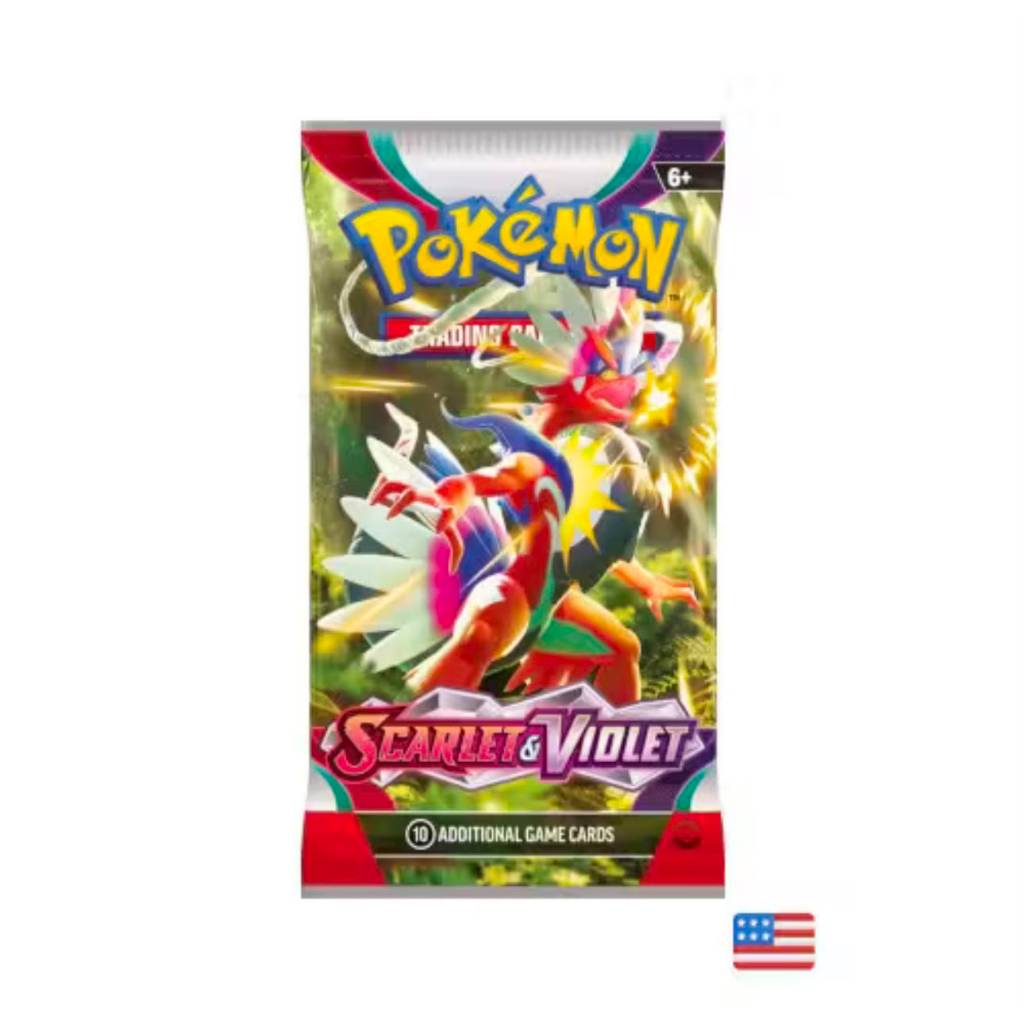Pacote Booster Unitário Pokémon Varias Coleções com 6 Cartas TCG Lacrado pronta para envio imediato