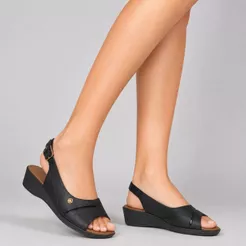 Sandália Feminina Anabela Leve Comfortflex 2672404