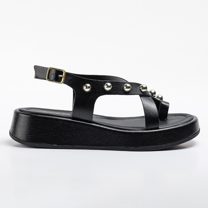 FLAT ELISA Flatform sandália feminina rasteirinha papete sapato feminino tamanco confortavel plataforma