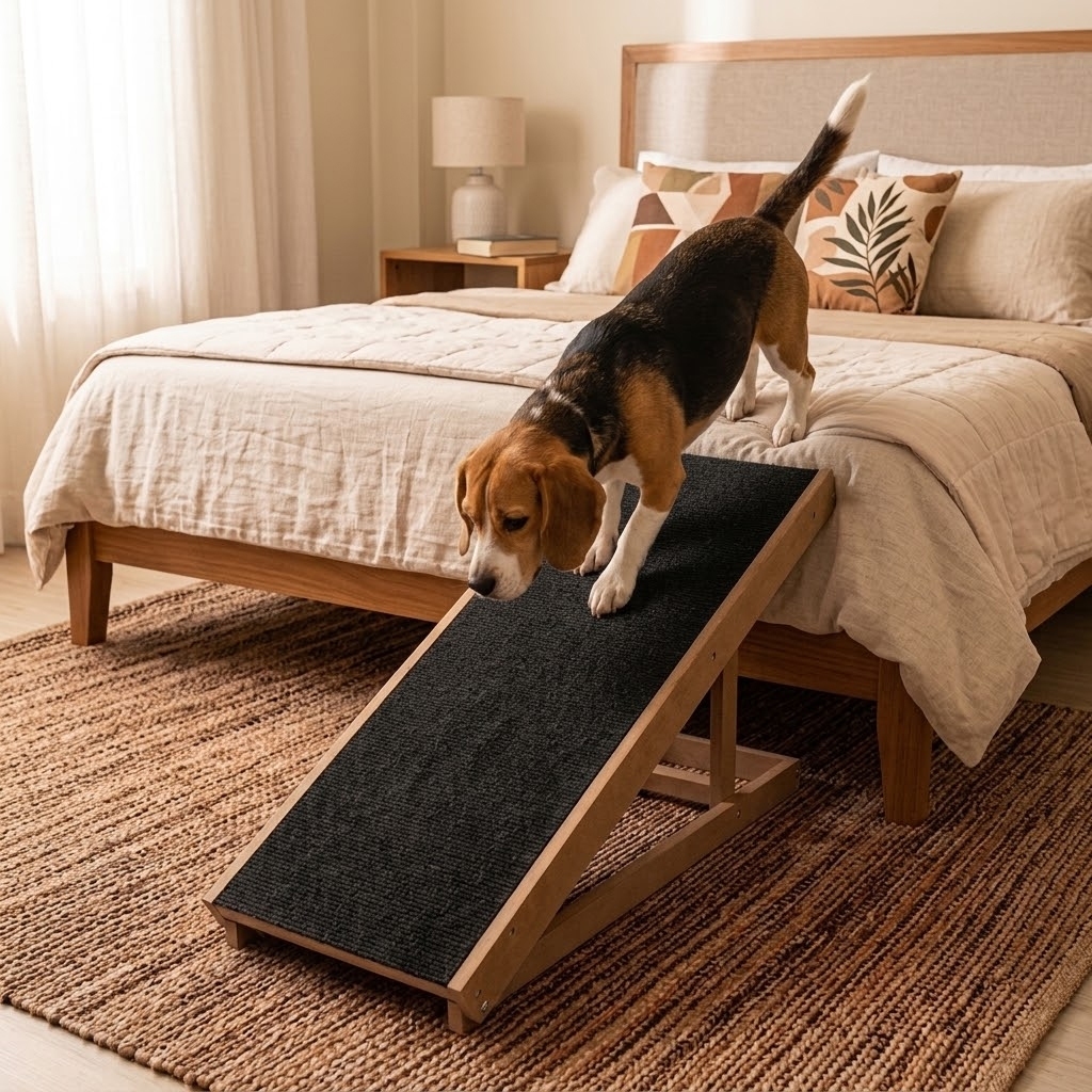 Rampa Pet Cachorro E Gato MDF Antiderrapante Para Sofá Cama