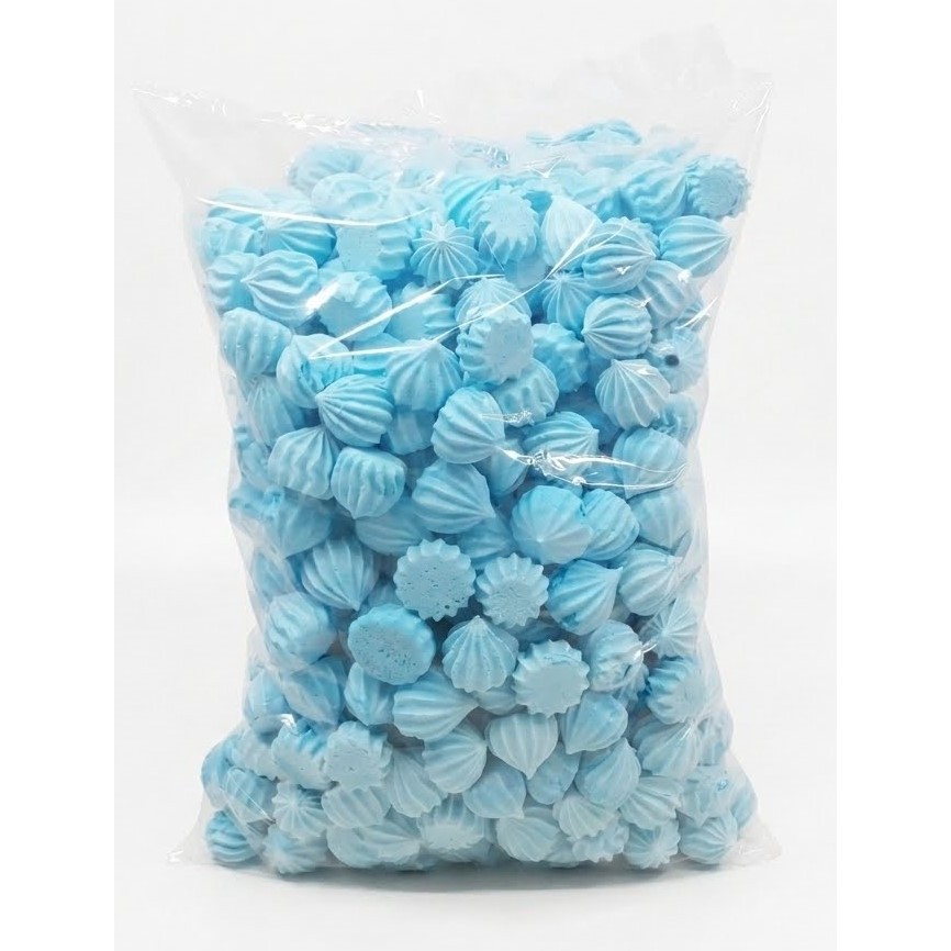 Mini Suspiro Artesanal Colorido Azul para Lembrancinha