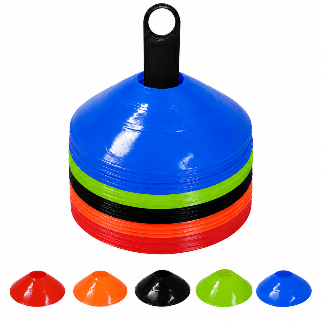 50x Chapéu Chines Cone 19cm Mini Treino Esporte Funcional