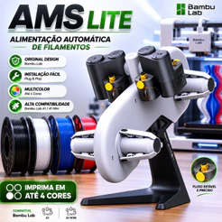 AMS Lite para A1 e A1 mini - Bambu Lab - Produto Novo - SEM CAIXA ORIGINAL