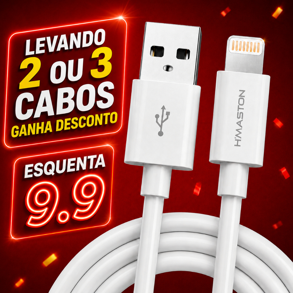 Cabo USB Tipo C 1 Metro 4.0 Carregamento Super Rápido 6A USB-C Dados Carga Alta Velocidade Android Iphone H'Maston HB16
